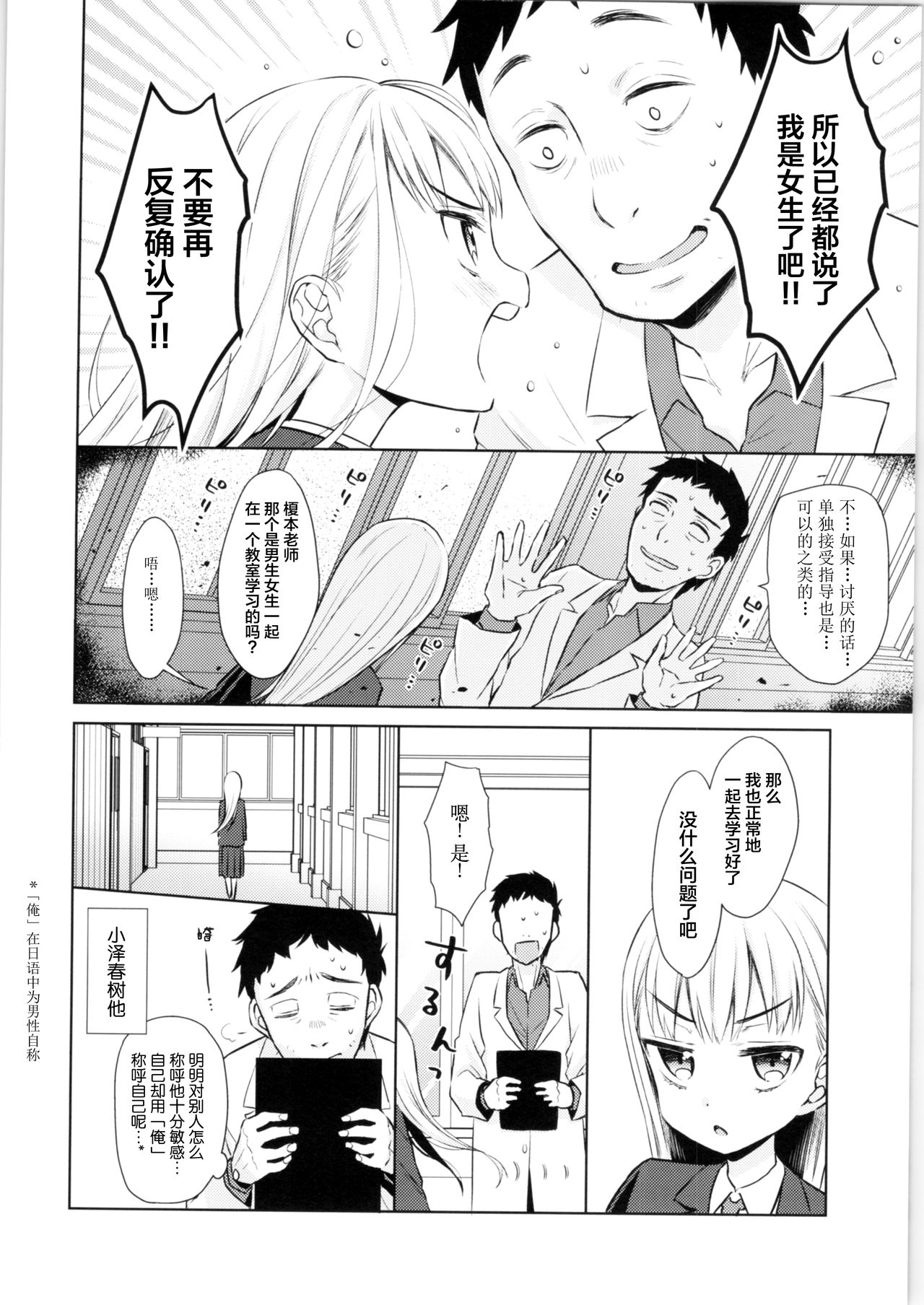 (COMITIA128) [Codeine Girl (Dobato)] TS Shoujo Haruki-kun全集P5