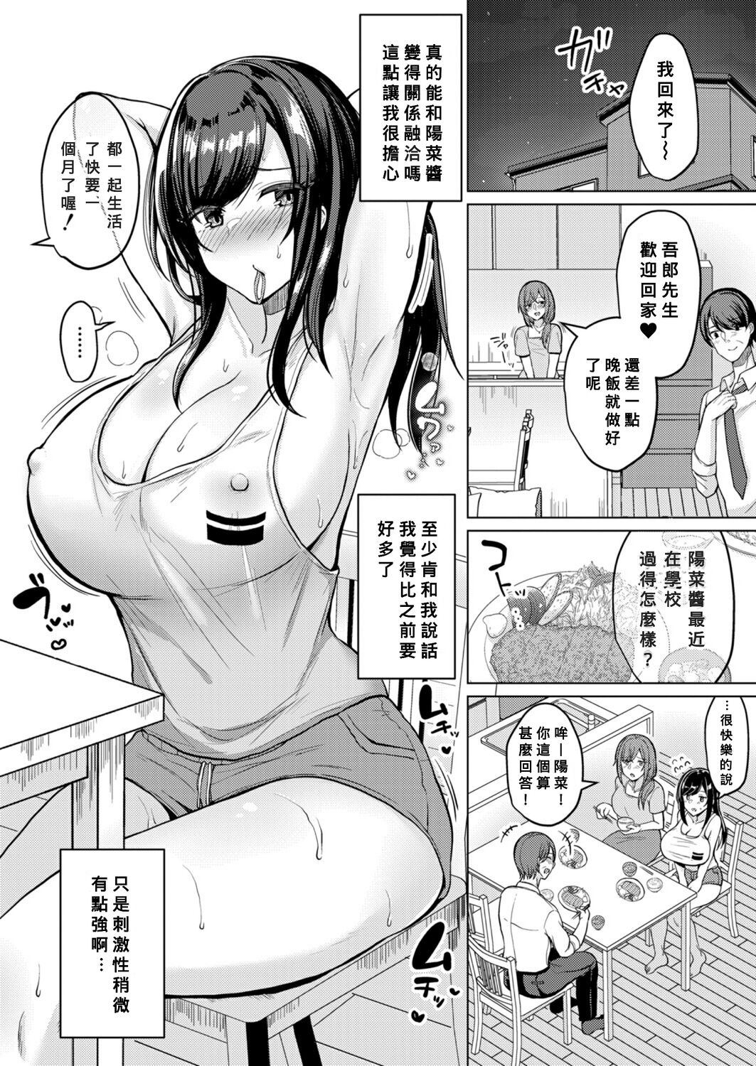 巨乳連れ子の性欲が強すぎる話 前編全集P2