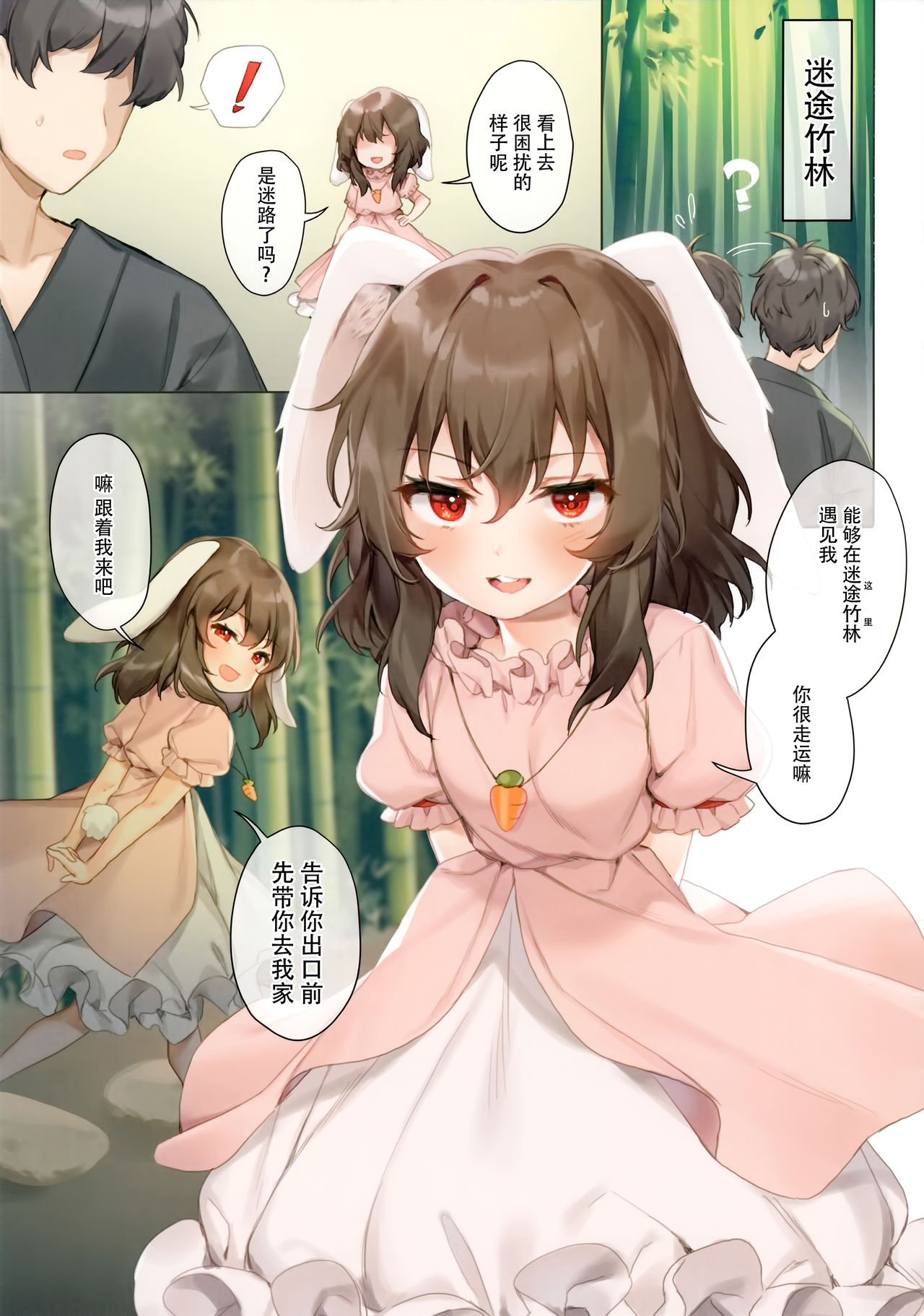 (C95) [somnia (Hajin)] Tewi to Hitobanjuu (Touhou Project)全集P2