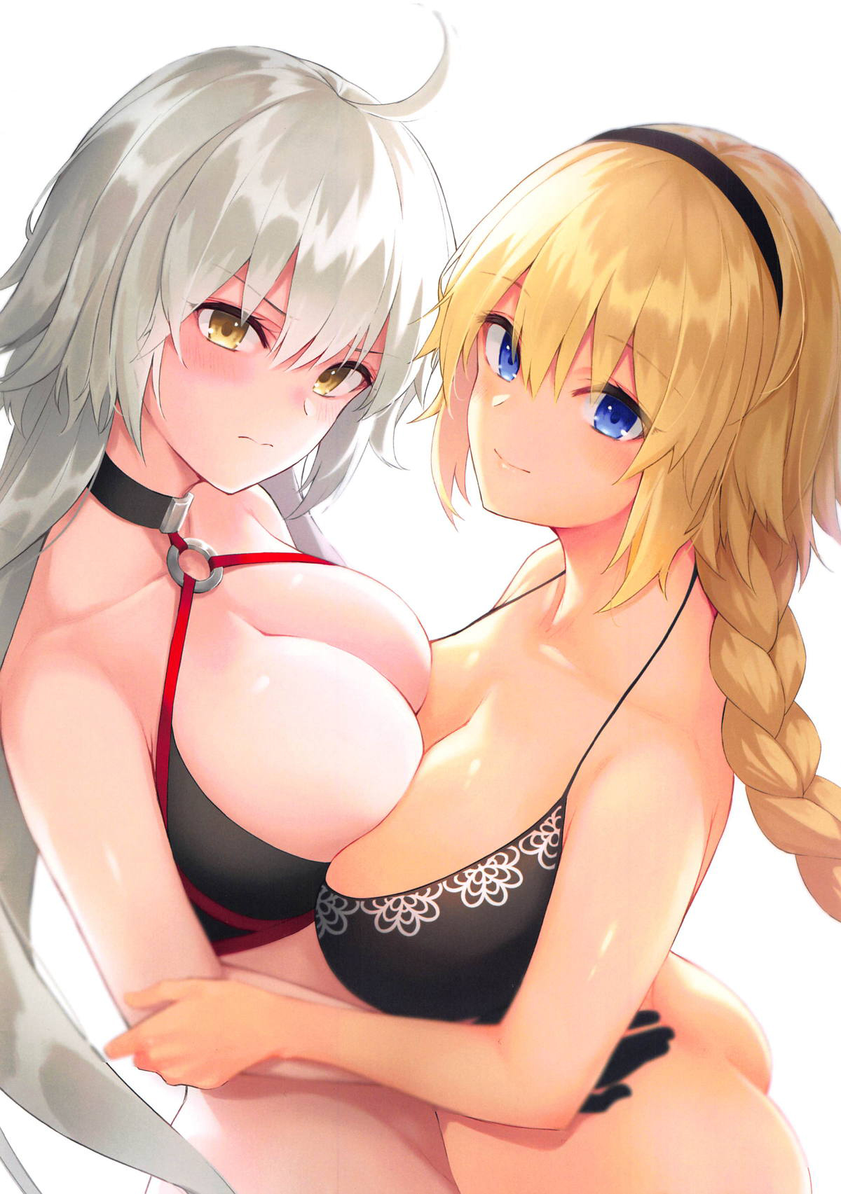 (C95) [Dekoboko Hurricane (Anza Yuu)] Jeanne to Alter no Ecchi na Hon (Fate/Grand Order)全集P2