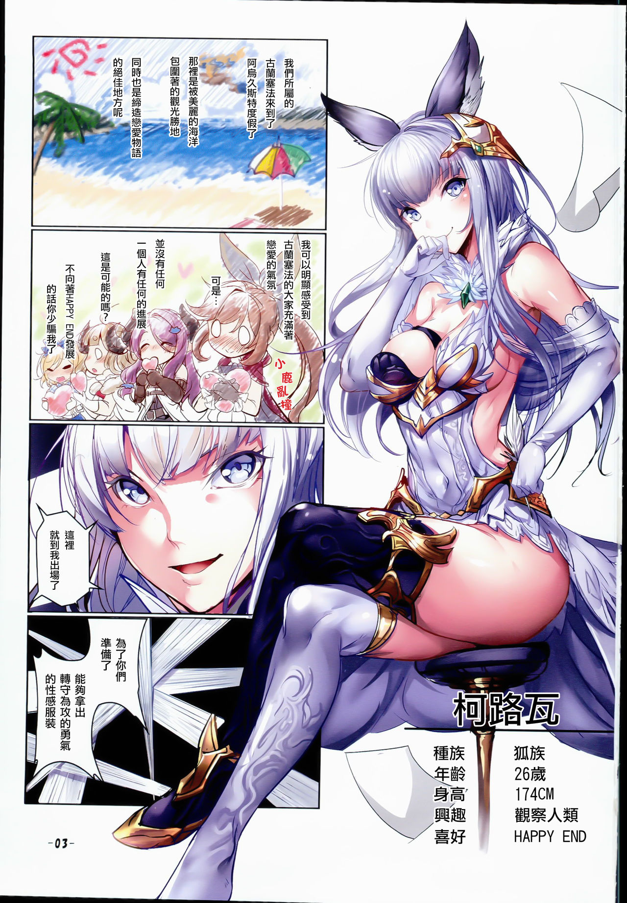 (C90) [Ikaring (Ajishio)] Korwa-san no Chissana Mizugi de H ni Hatsujousuru Kikuudan (Granblue Fantasy)全集P2